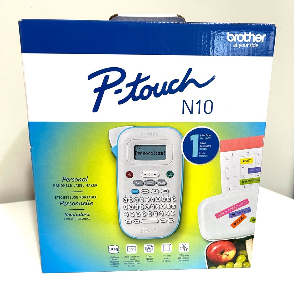 Brother P-touch Personal Angels Handheld Label‎ Maker N10